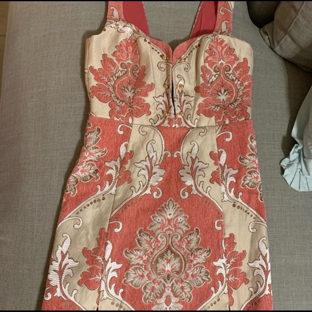 For Love and Lemons Brocade Tapestry Dress - Picture 5 of 8